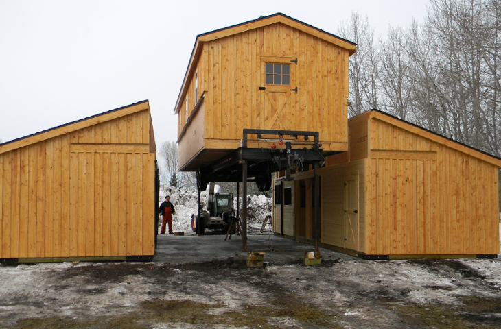 Barn home assembly