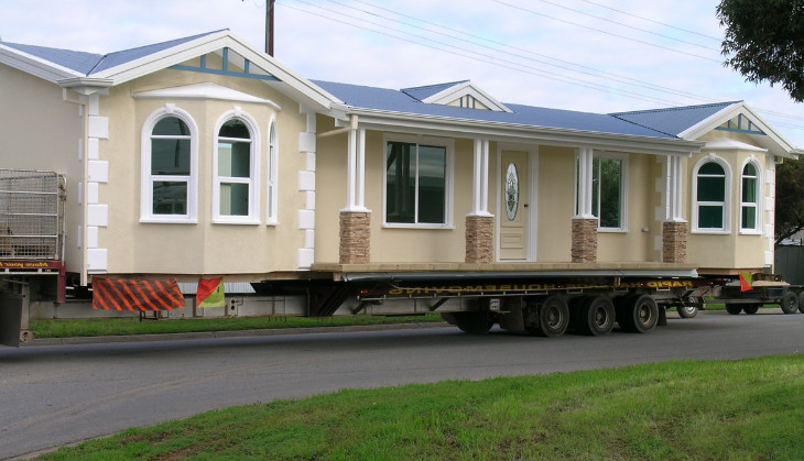 Manufactured home for delivery