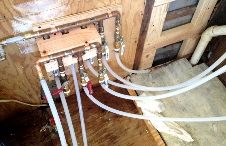 Modular home plumbing