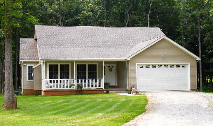 Ranch style modular home