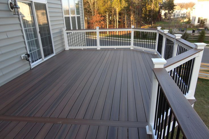 Removing deck stains