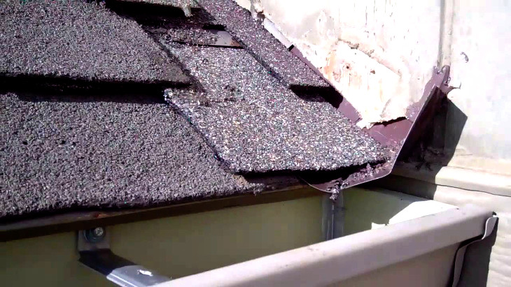 Roof flashing repairs