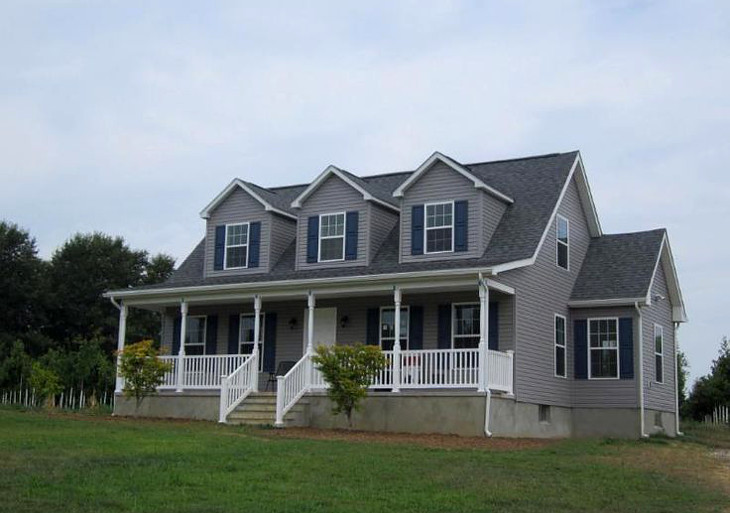 Traditional and modular houses