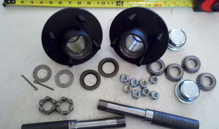 Bearings for axles