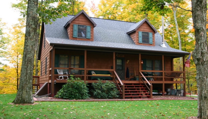 Cabin style modular house