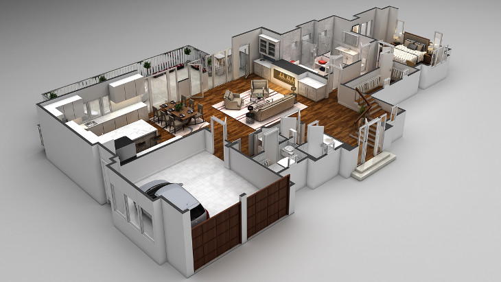 Home 3D floor plan