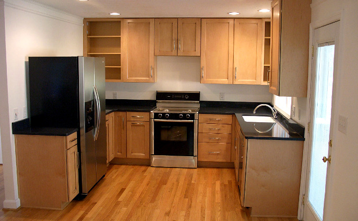 Kitchen cabinets in mobile home
