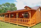 Log cabin modular homes