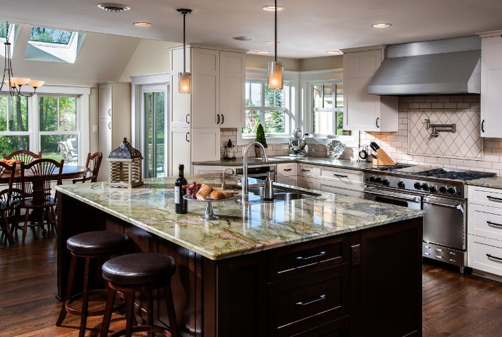 Marble kitchen countertops