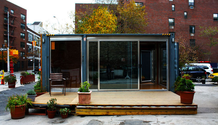 Small but elegant container home