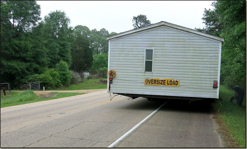Double wide mobile home