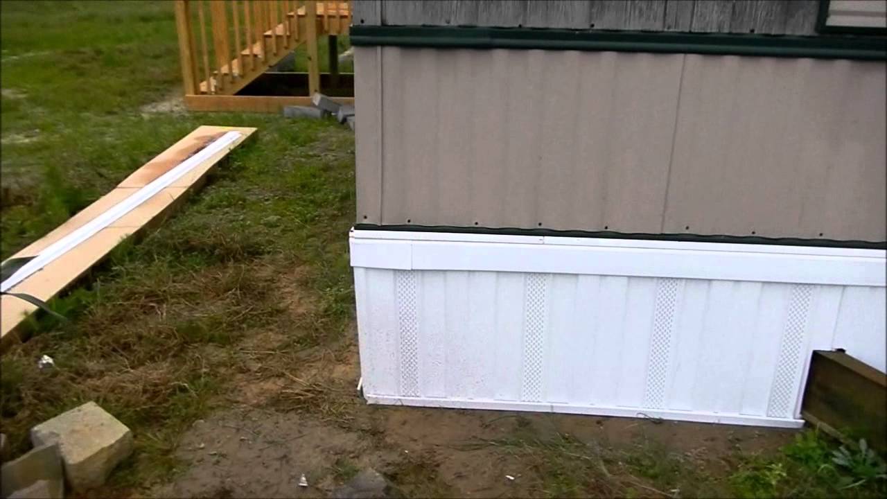 Mobile Home Underpinning Calculating the Cost + DIY Guide