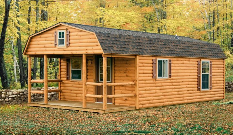 Mobile log cabin for rent