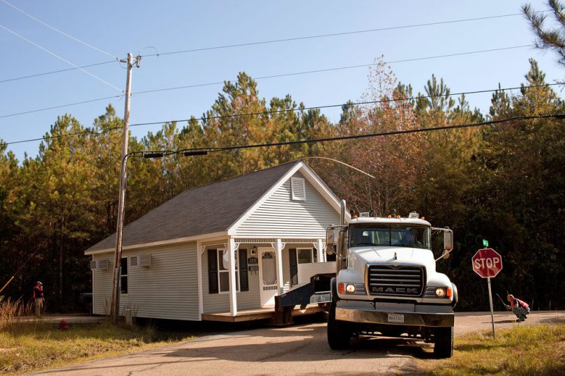 Moving a used mobile home