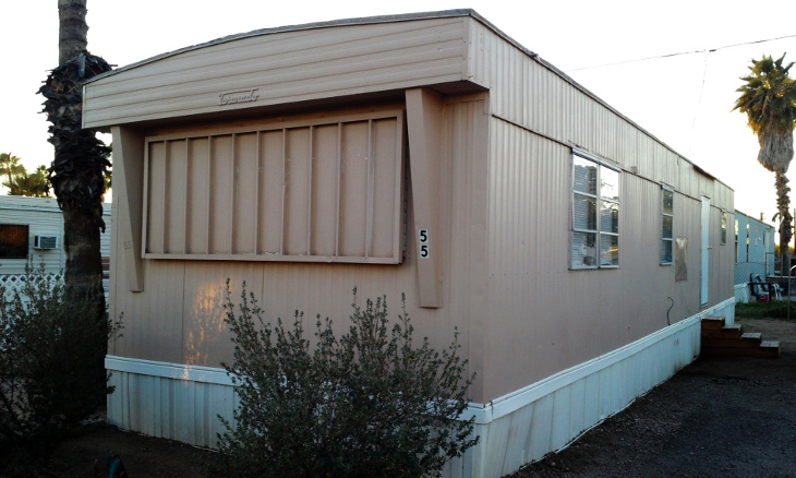 Repair of mobile home completed