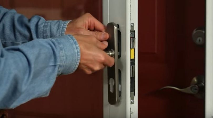 Storm door installation guide