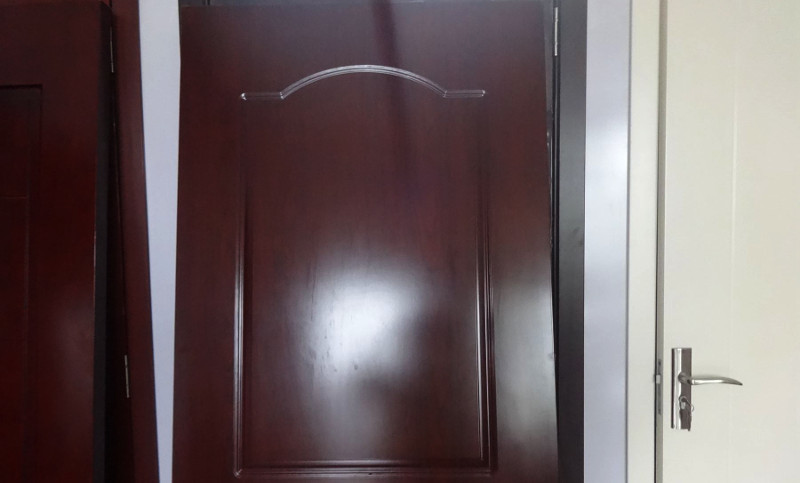 Wood finish pvc door