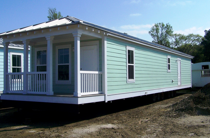 Aqua color exterior paint