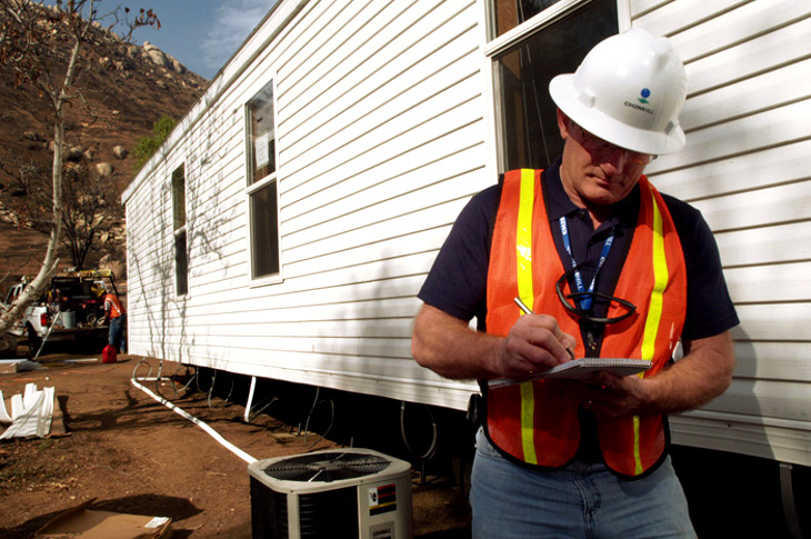 Mobile home inspection