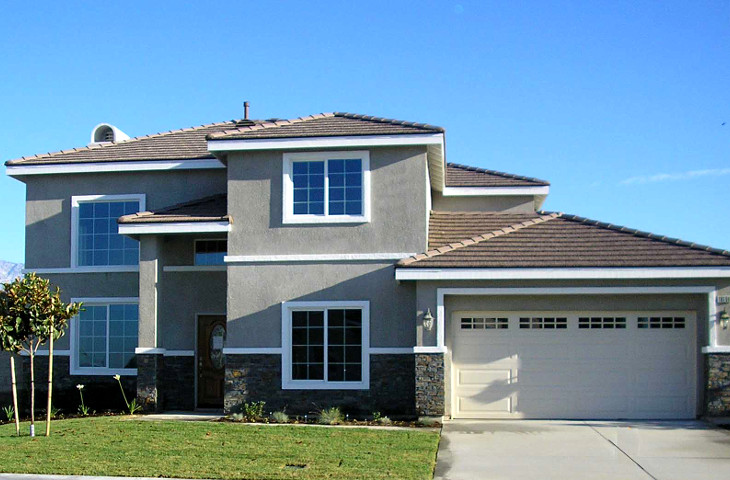 Modular home with garage