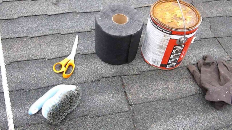 Repairing roof cracks