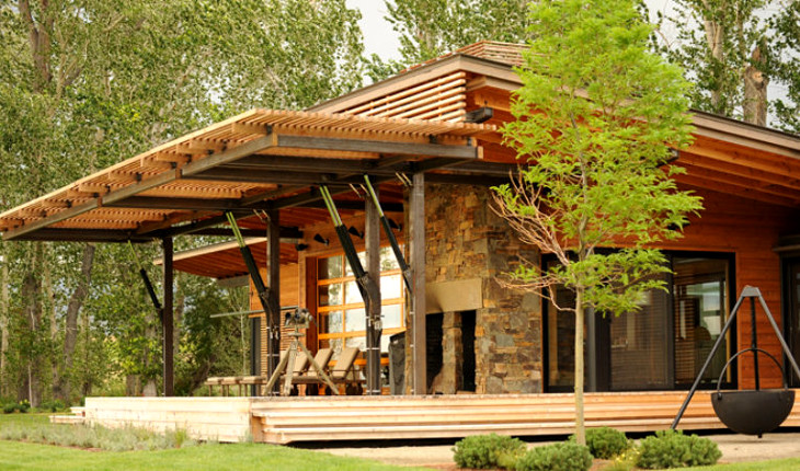 Custom modular home in texas