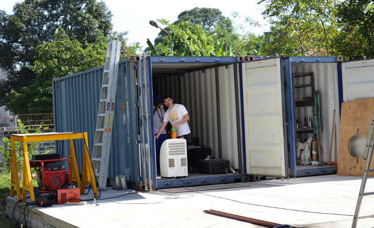 Building a shipping container home