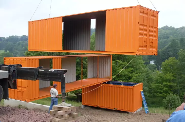Building a shipping container home