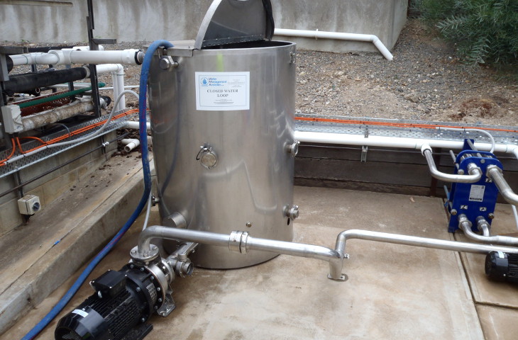 Closed loop water system treatment