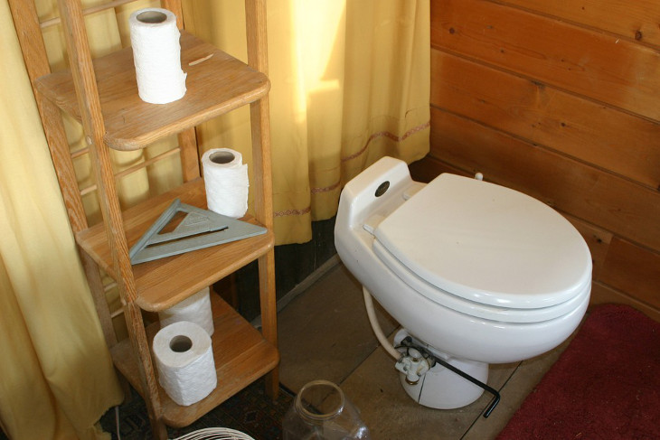 Composting toilet system