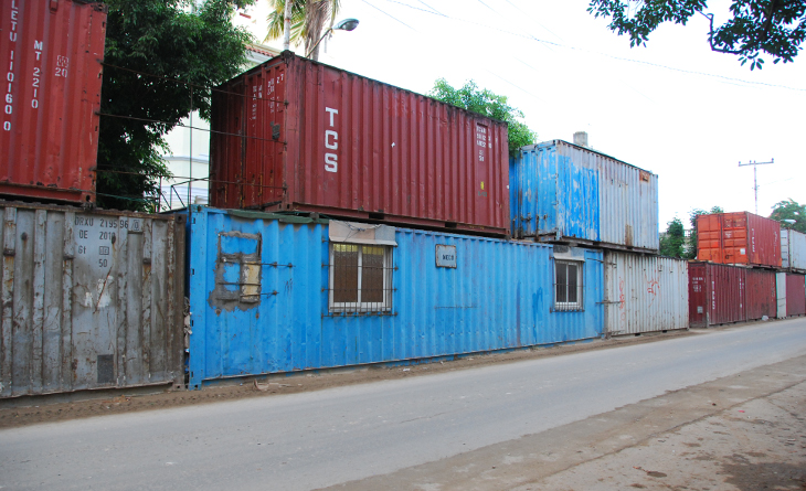 Container homes in Cuba