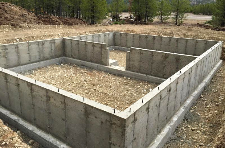 Foundation of a modular home