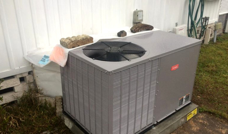 Heat pump for modular homes