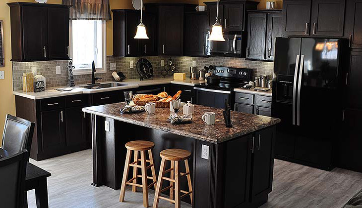 Kitchen of modular house