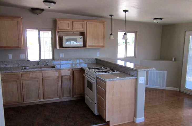 Kitchen with energy saving appliances