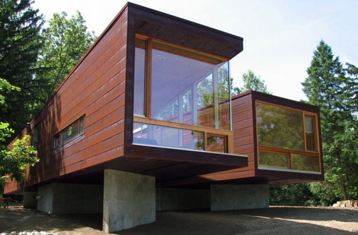 Off-the-grid container home