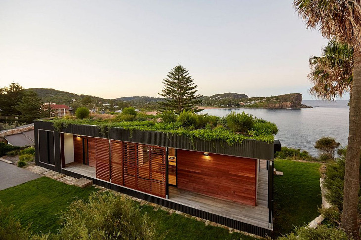 Roof garden on modular home