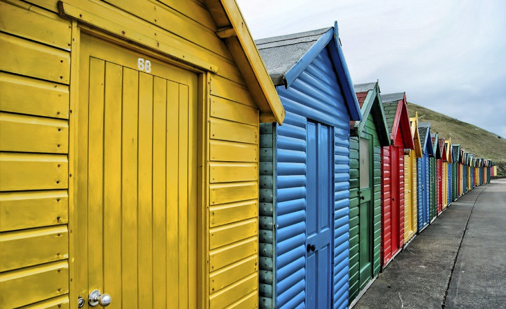 Shipping container sheds