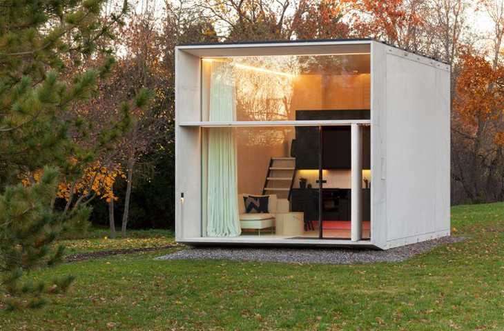 Small box-type modular home