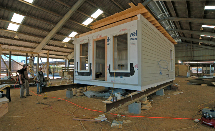 Constructing a small modular home