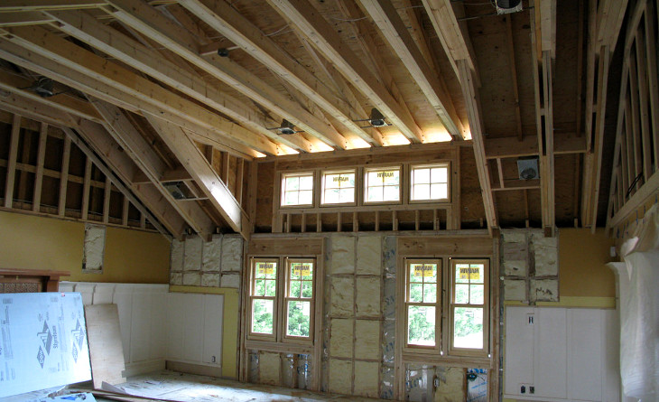 Raising house ceiling