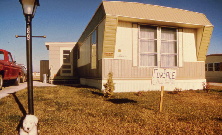 Vintage single wide home